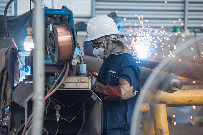 南平网架焊接车间